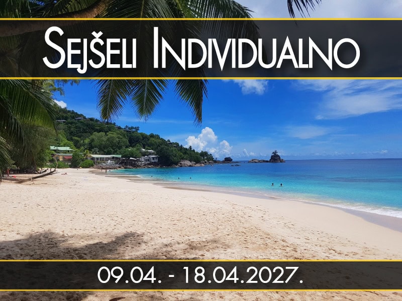 Sejšeli Individualno, polazak 09.04. - 18.04.2027.: Anse Takamaka kroz palmu, tirkizno more, jake boje