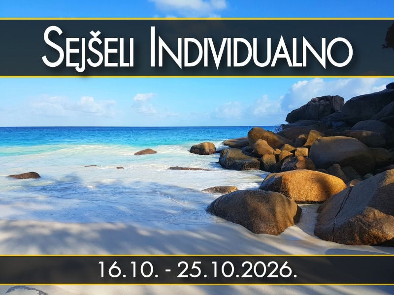 Sejšeli Individualno, polazak 16.10. - 25.10.2026.: Granitne stene i tirkizno more, Anse Georgette, jake boje