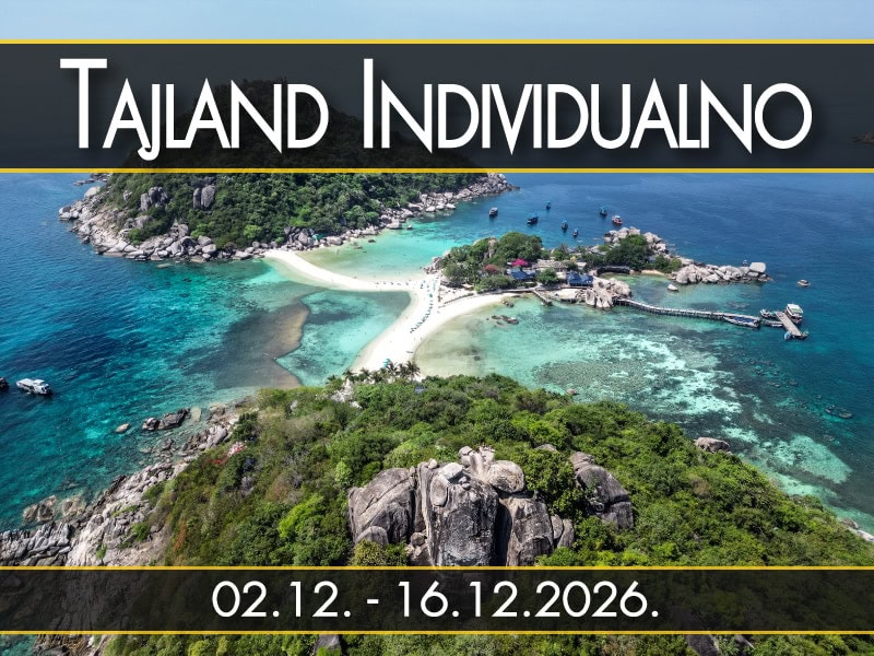Tajland Individualno, polazak 02.12. - 16.12.2026.: Ko Nang Juan tri ostrva sa sprudom iz vazduha, jake boje