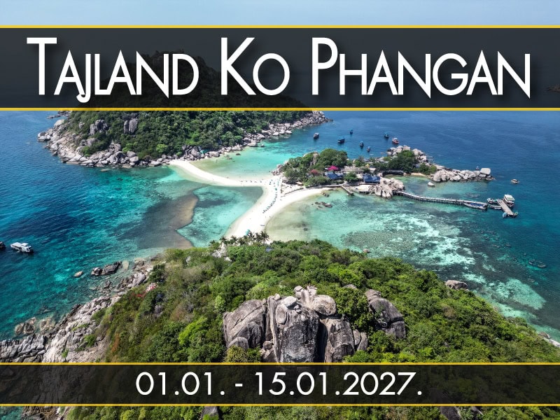 Tajland Ko Phangan, polazak 01.01. - 15.01.2027.: Ko Nang Juan tri ostrva sa sprudom iz vazduha, jake boje