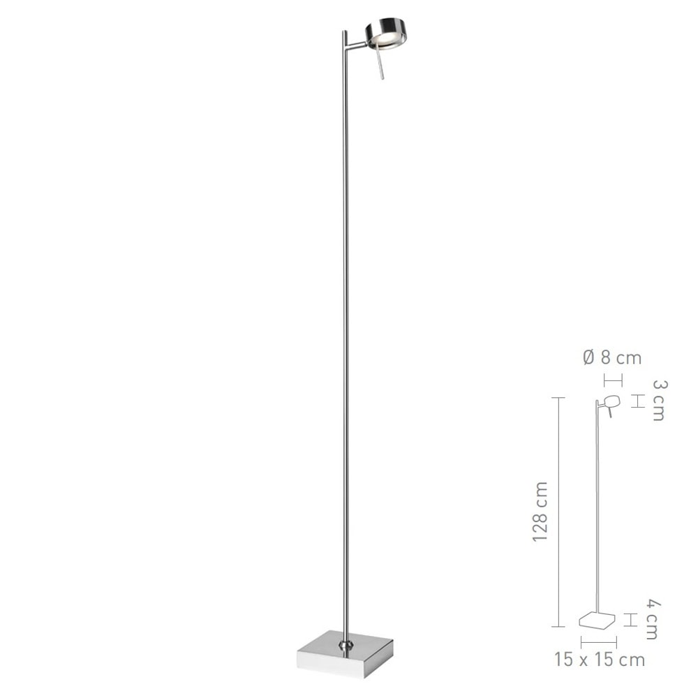 Stehleuchte BLING (chrom)