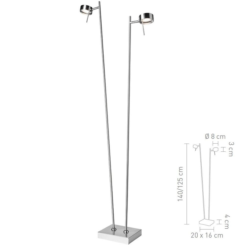 Stehleuchte BLING (2-Arm)