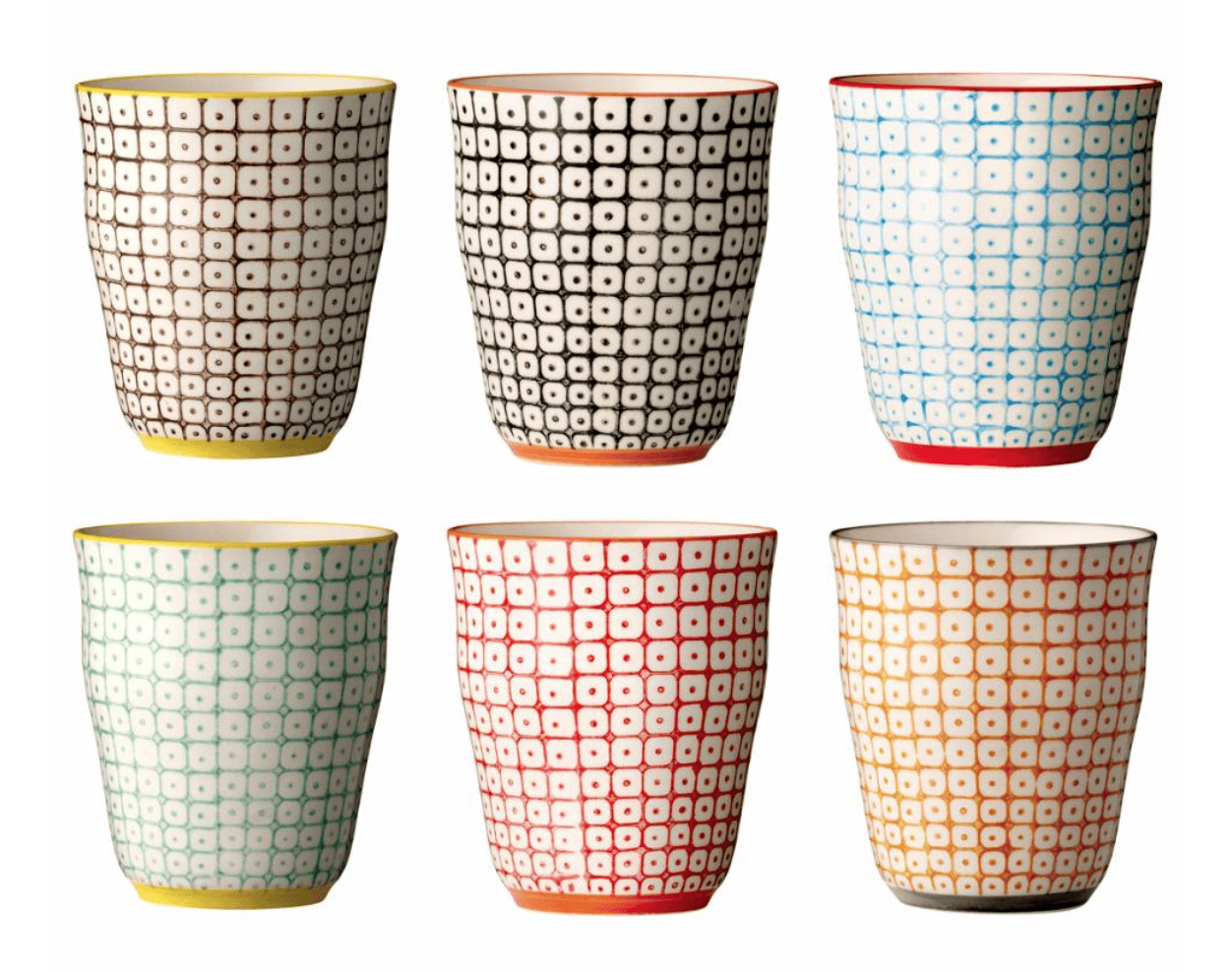 Steinzeug Tasse CARLA (Set 6tlg.)