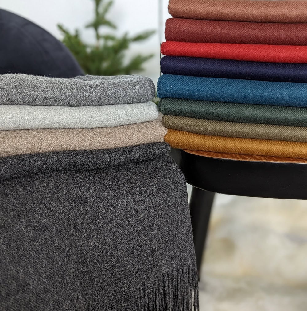 Baby Alpaka Plaid AMANDA