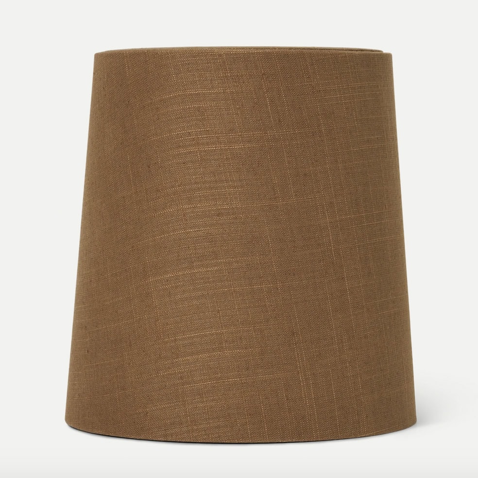 HEBE Textillampenschirm curry medium