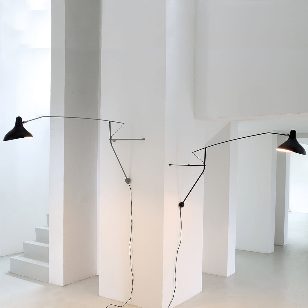 BS 2 - Wandleuchte MANTIS noir satin