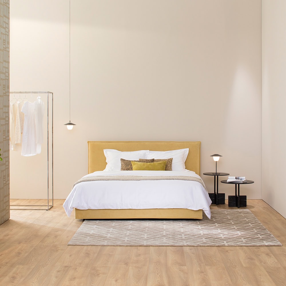 Polsterbett BASIS 25-0 mit Kopfteil MIND K24
