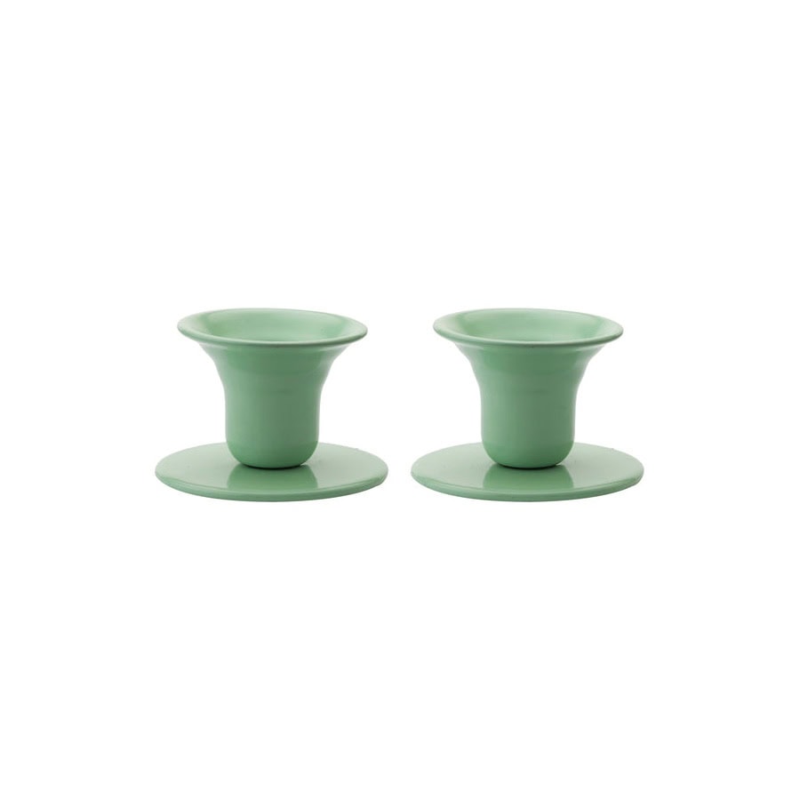 Kerzenständer THE BELL (kitchen green) | 2er Pack