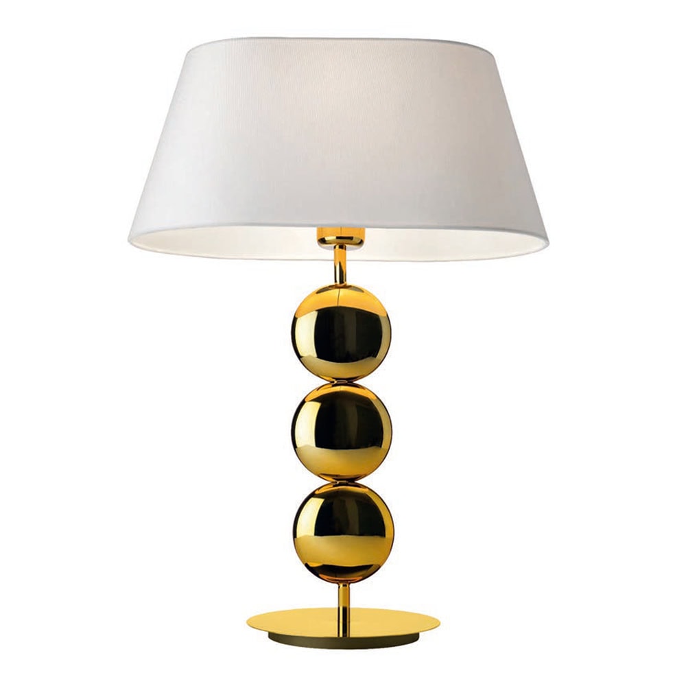 Tischlampe SOFIA Edelstahl goldfarben