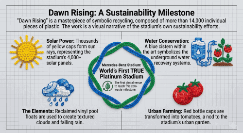 Dawn Rising at Mercedes-Benz Stadium