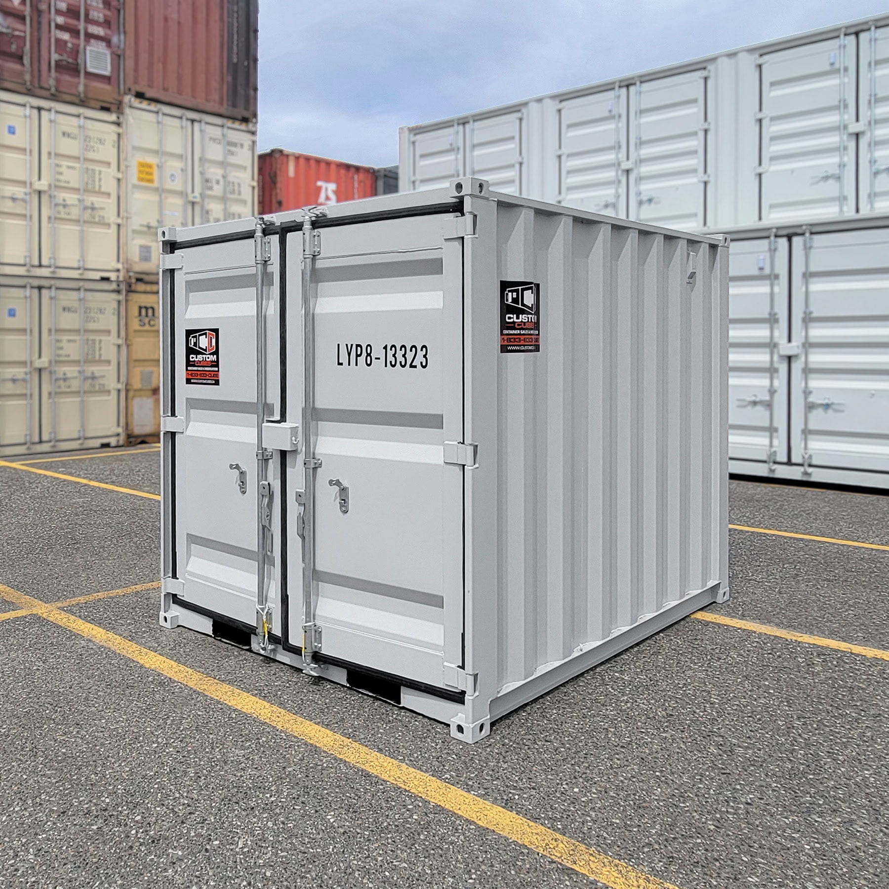 8' “MINI CUBE” Shipping Container - Mr Container