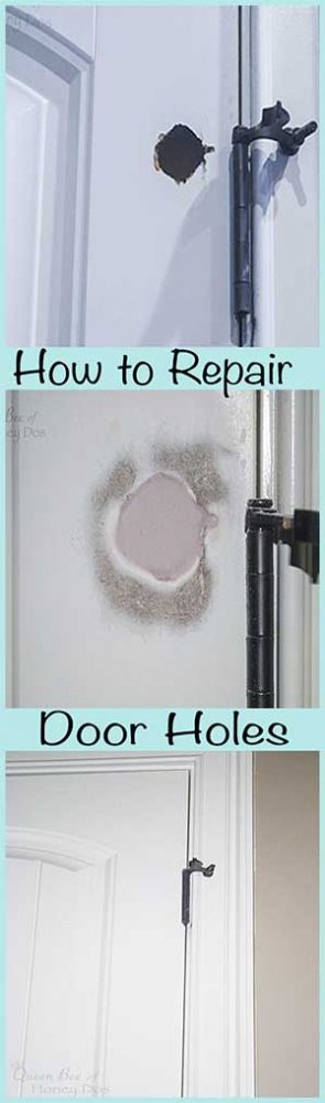 How To Repair Hollow Core Door Holes - easy DIY home improvement projects!