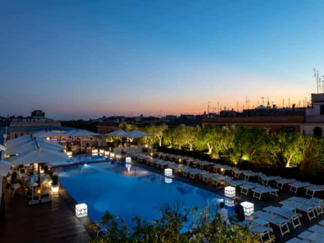 ROOFTOP IN ROME-A DINNER WITH
