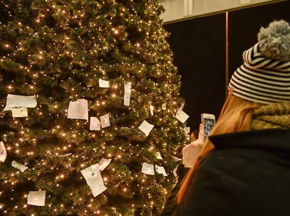 Natale alle stazioni della metro C