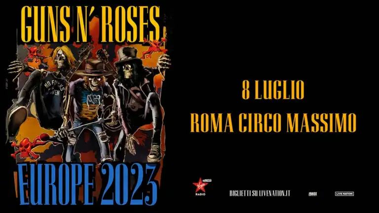 Guns N’ Roses in concerto al Circo Massimo, biglietti online!