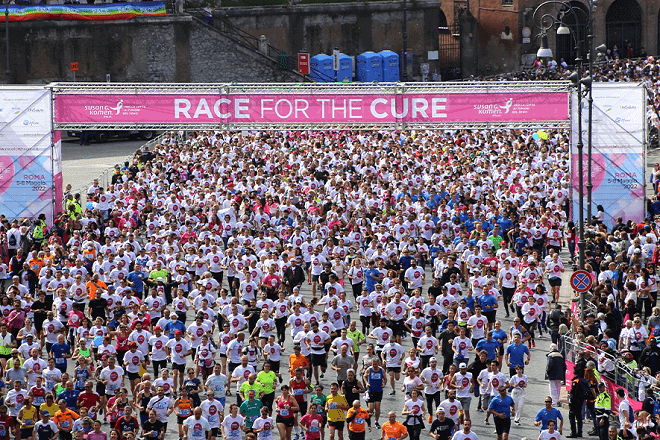 Race for the Cure, dal 4 al 7 maggio al Circo Massimo