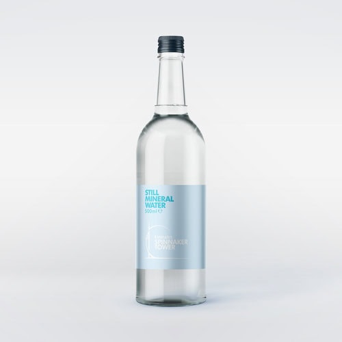 spinnaker tower still branded bottled water