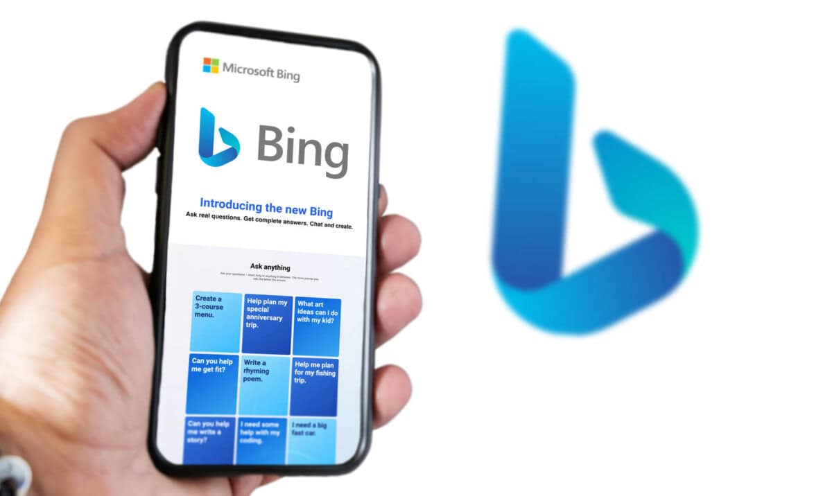 Bing AI on phone