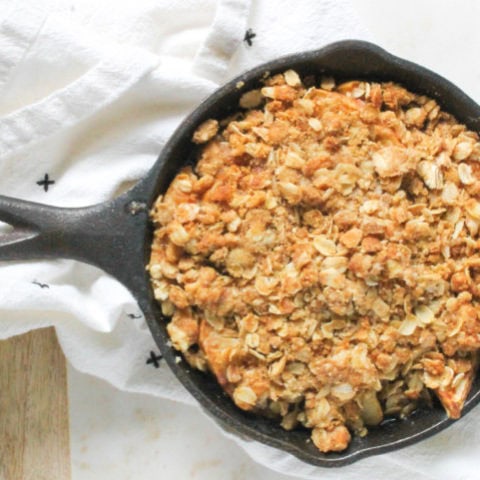 Mini Apple Crisp Skillet