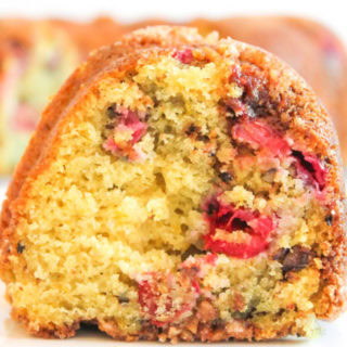 Cranberry Orange Sour Cream Coffee Cake