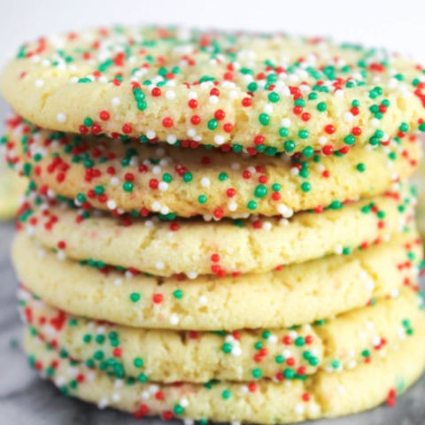 Holiday Sprinkle Cookies