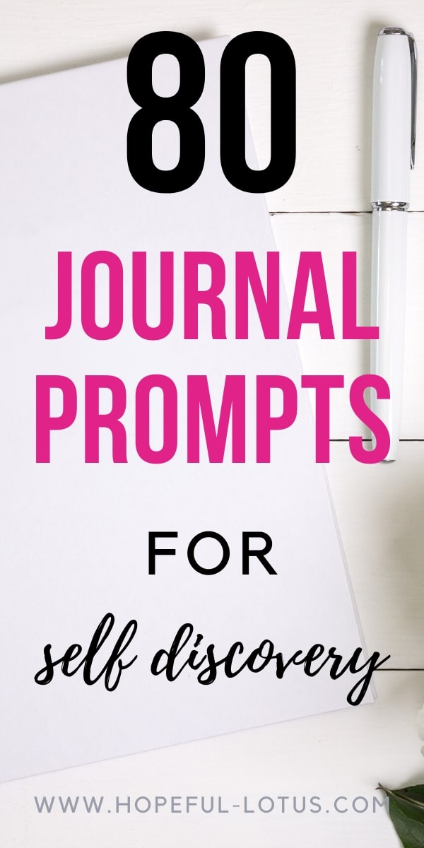 80 journal prompts for self discovery