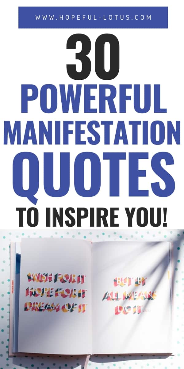 powerful manifestation quotes to inspire you