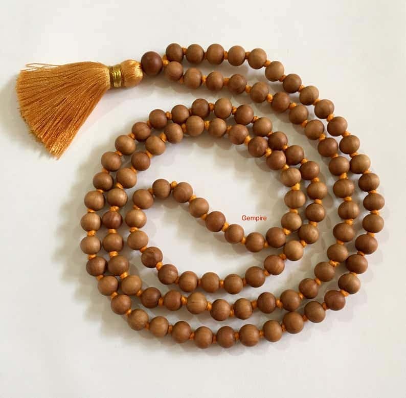 Buy 6 mm wooden beads Tibetan Buddhist Mala