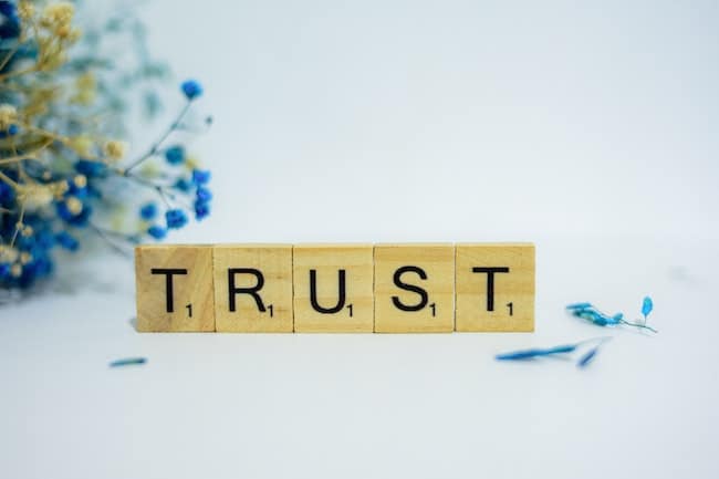 trust sign