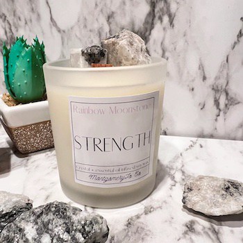 best crystal candles for strength