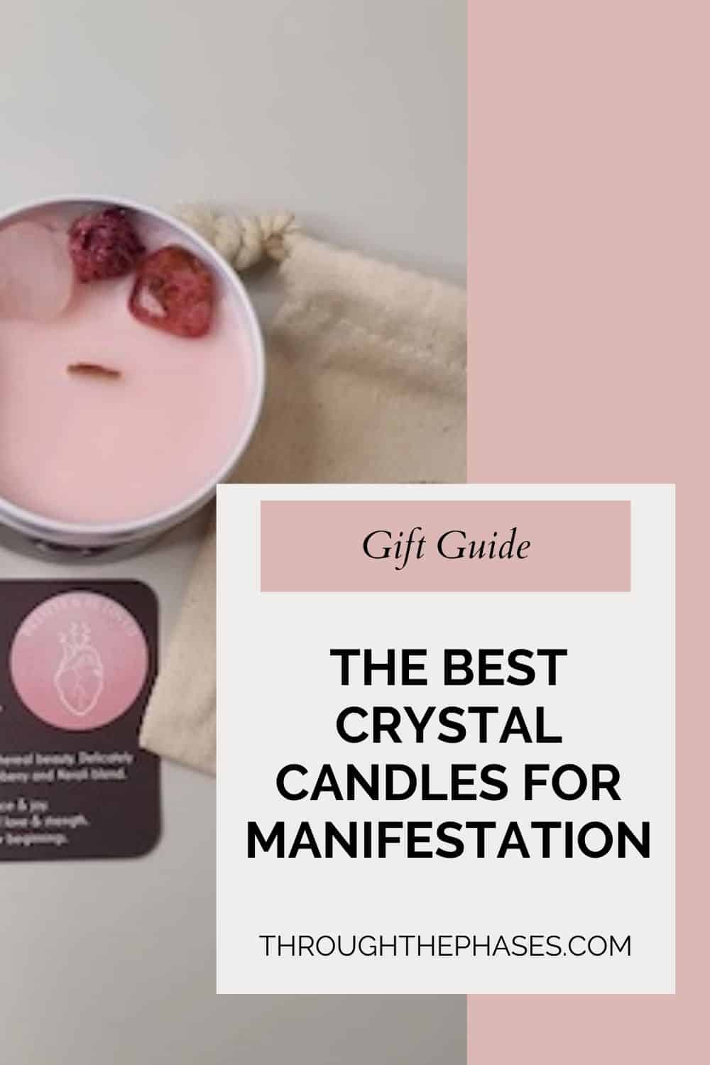 the best crystal candles for manifestation gift guide