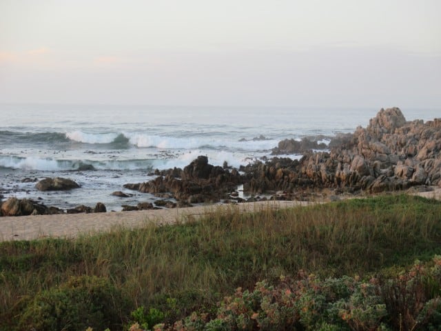 Kleinmond rocks and sea