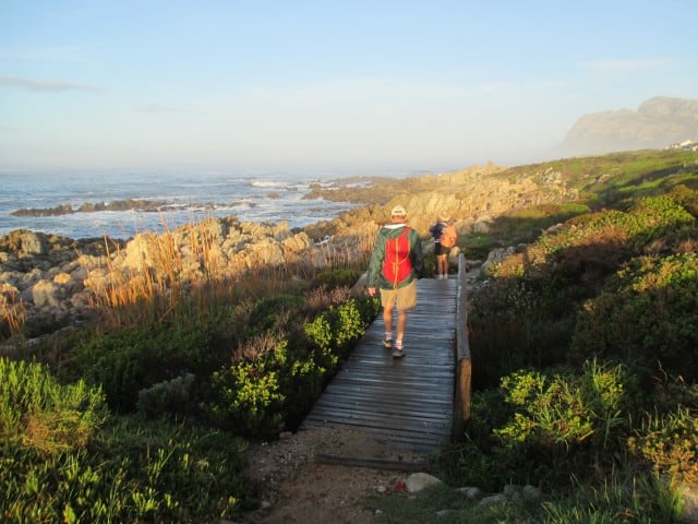 Kleinmond coastal path and bridge
