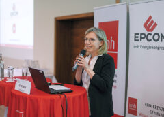 Foto: Bundesministerin Leonore Gewessler auf der EPCON 2022 © Interfoto, imh