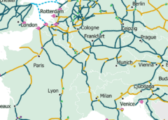 Grafik: European Hydrogen Backbone - Roadmap