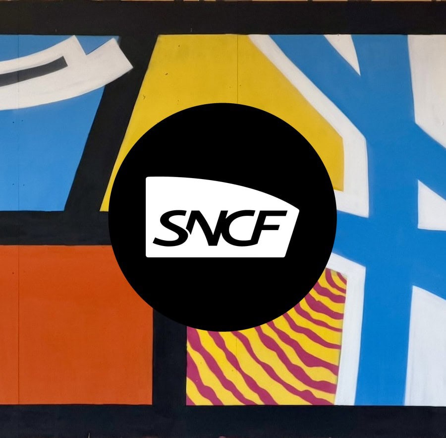 Fresque pop art pour SNCF Gares & Connexions en gare de Strasbourg – Urban Art Déco