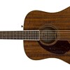 Fender PM-1 LH All Solid Mahogany Acoustic Guitar With Hardshell Case Side