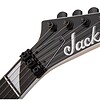 Jackson JS32Q DKA Dinky Arch Top Transparent Green Burst Headstock