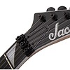 Jackson JS32Q DKA Dinky Arch Top Transparent Purple Burst Headstock