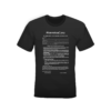 T-shirt #iorestoacasa black