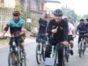 Kapolres Gowa Bersama PJU dan Personil Laksankan Gowes Bersama
