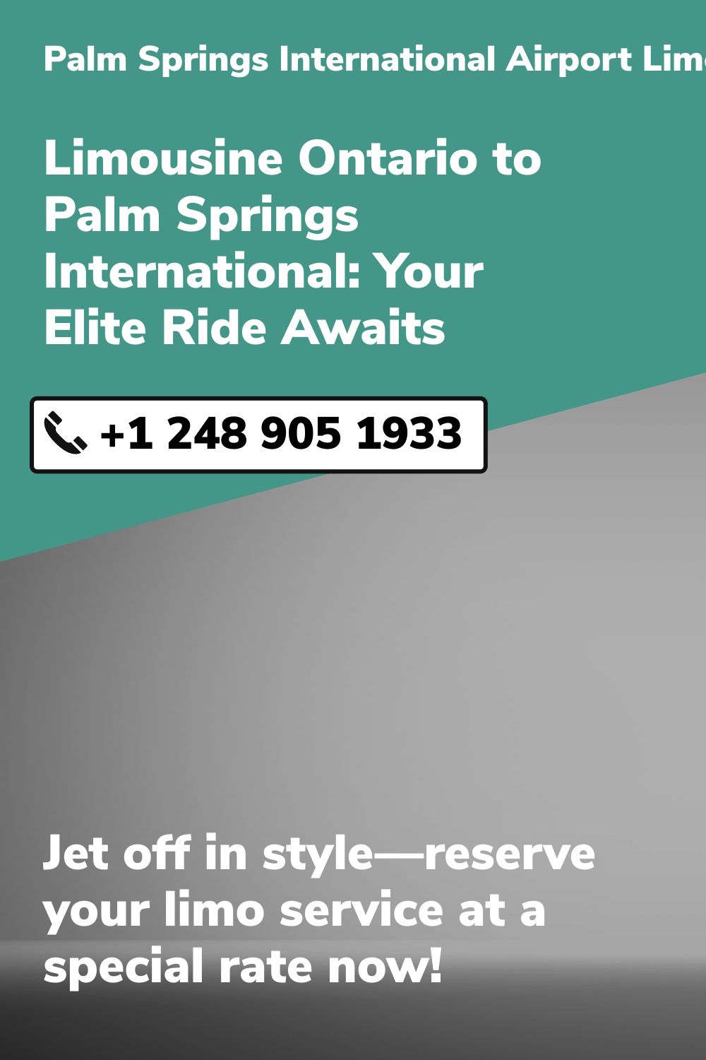 Palm Springs International Airport Limo