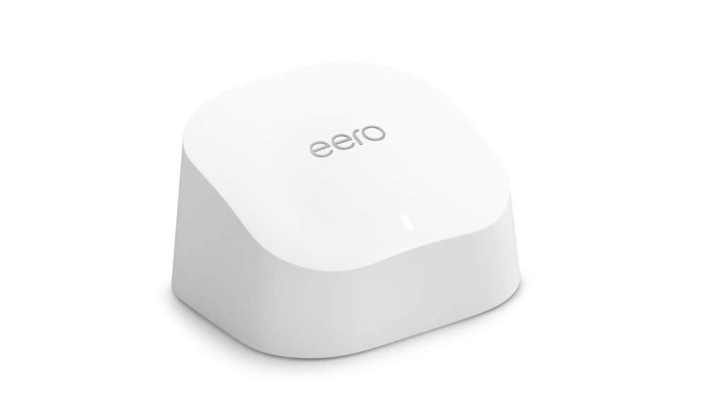 Amazon eero 6 dual-band mesh Wi-Fi 6 router, with built-in Zigbee smart home hub
