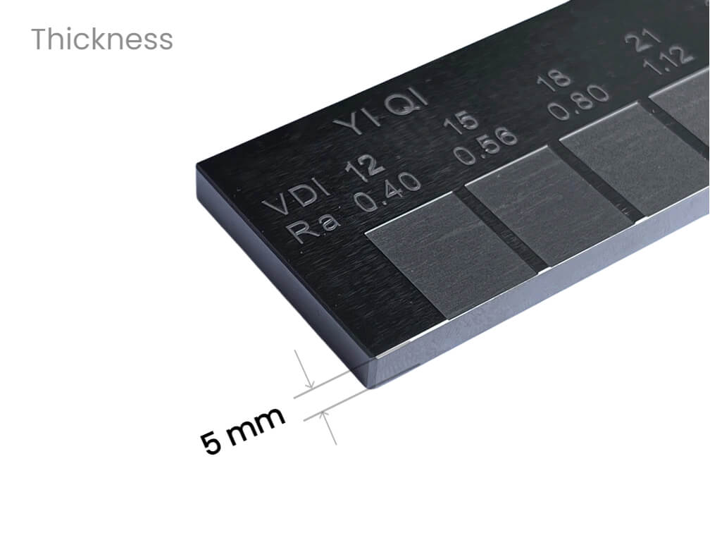 Sodick VDI 3400 Ref Steel Plate_Thickness