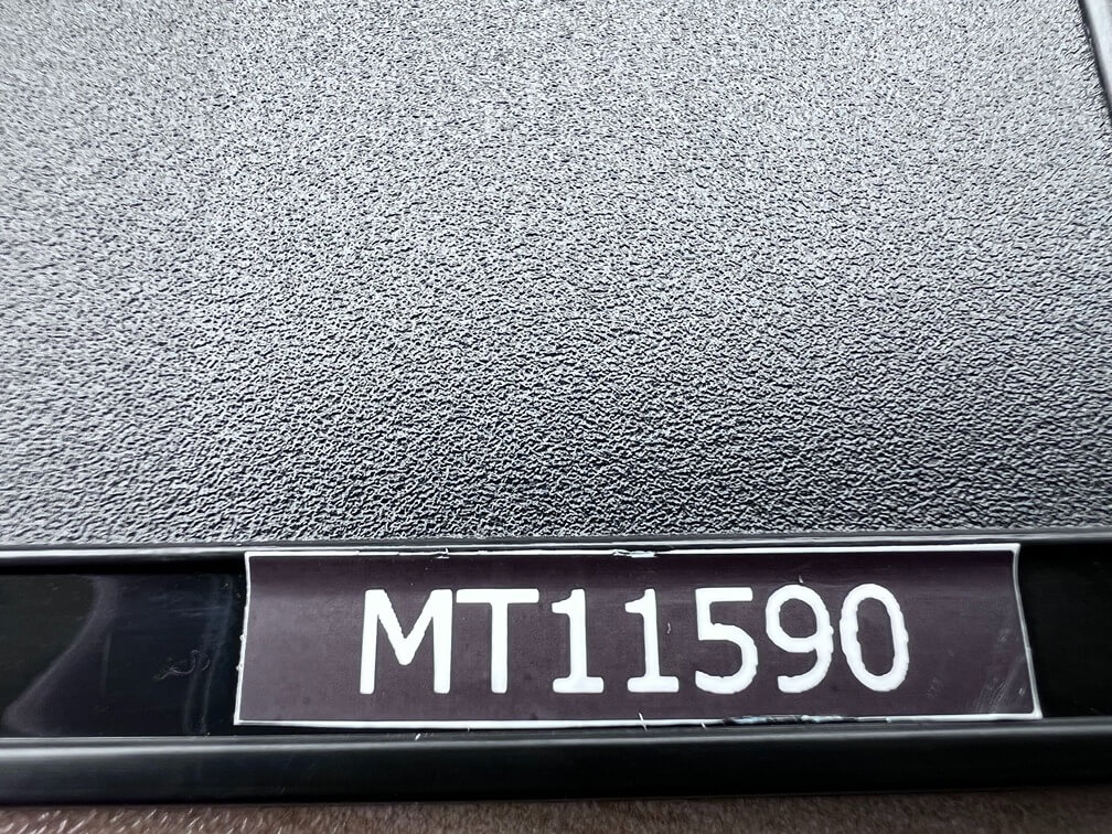 MT 11590 Texture Plaque in Black ABS