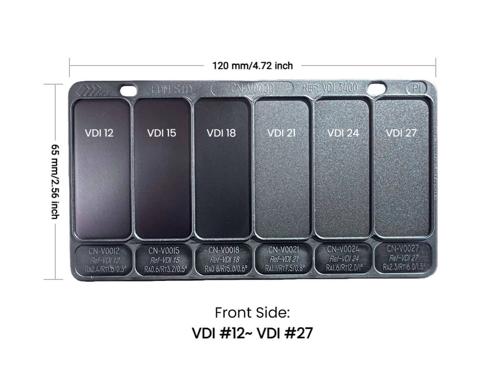 Plastopia™ VDI 3400 Texture Card_Front Side