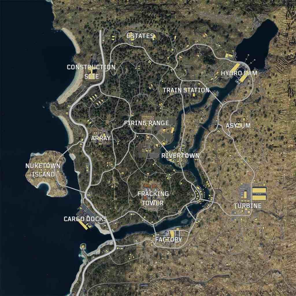 Black Ops 4 Blackout Map