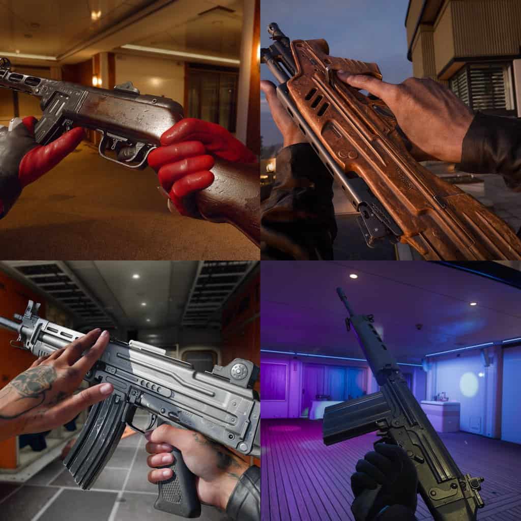 Call of Duty Black Ops 6 Season 2 All Weapons PPsh-41, Cypher 091, Feng 82, and the TR2 collaged together