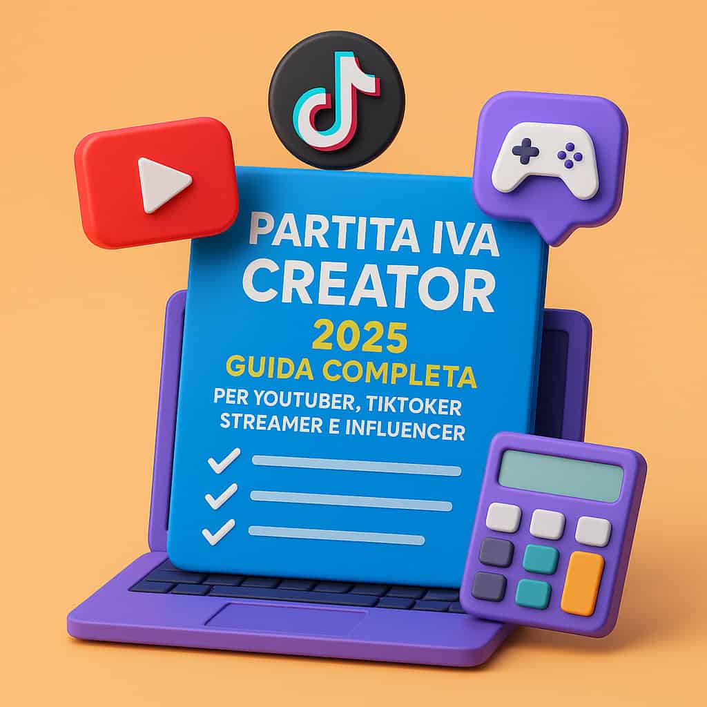 Partita IVA Creator 2025: guida per YouTuber, TikToker, Streamer e Influencer