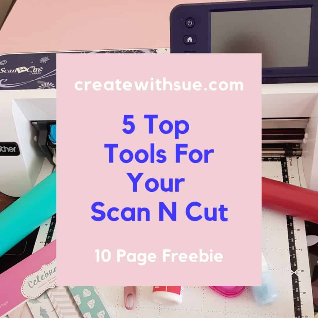 Main cover of the 5 Top Tools For Your Scan N Cut ebook